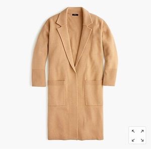 NWT XS J. Crew Ella open-front sweater/coatigan